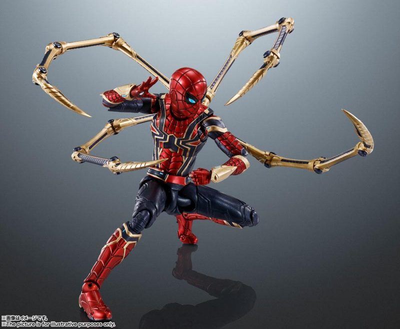 Spider-Man: No Way Home S.H. Figuarts Action Figure Iron Spider-Man 15 cm - immagine 5