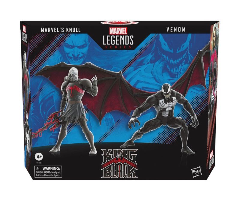 King in Black Marvel Legends Action Figure 2-Pack 2022 Marvel's Knull & Venom 15 cm