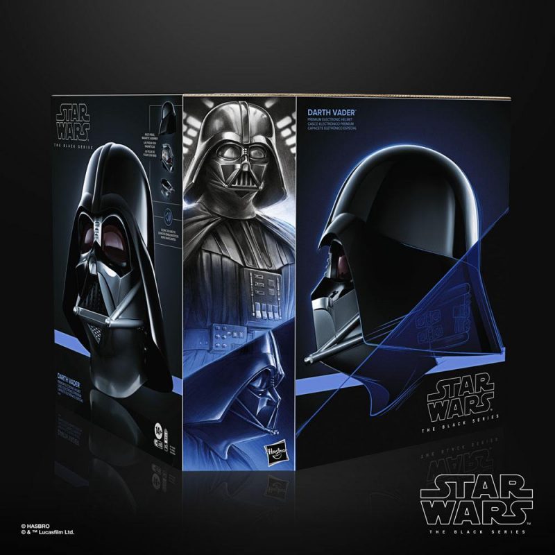Star Wars: Obi-Wan Kenobi Black Series Electronic Helmet 2022 Darth Vader - immagine 3
