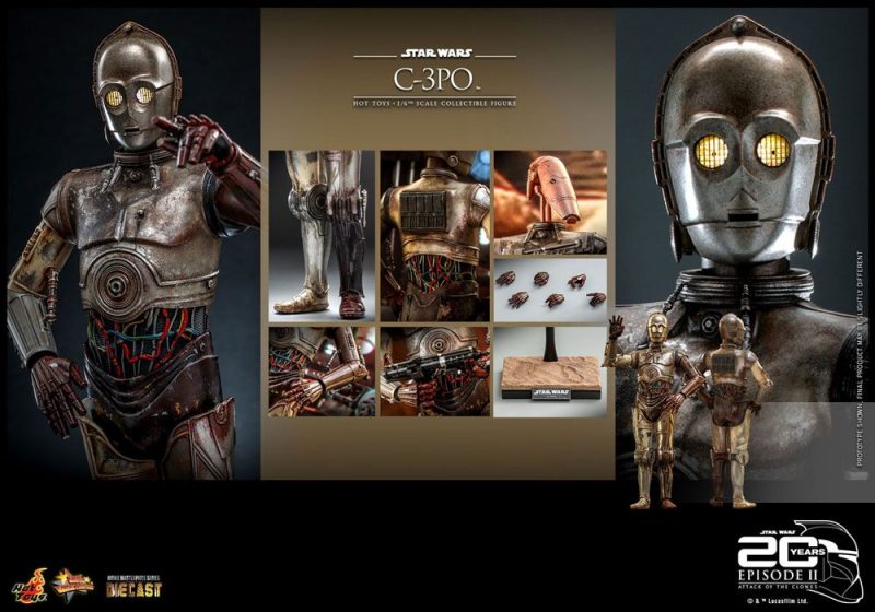 Star Wars: Episode II Action Figure 1/6 C-3PO 29 cm - immagine 6