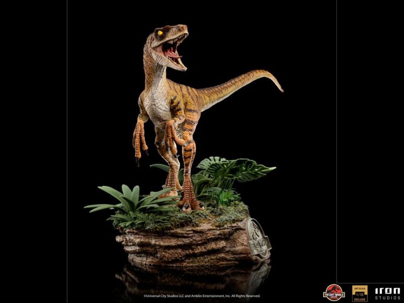 Jurassic World The Lost World Deluxe Art Scale Statue 1/10 Velociraptor 18 cm - immagine 2