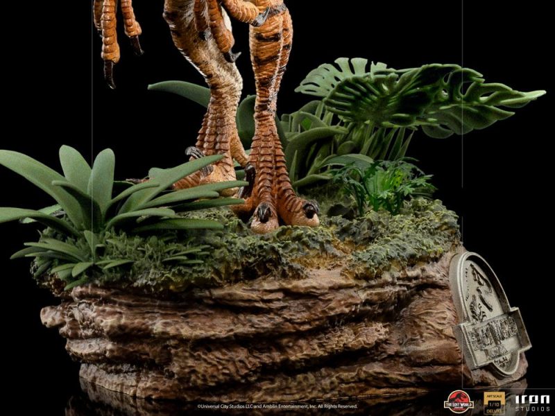 Jurassic World The Lost World Deluxe Art Scale Statue 1/10 Velociraptor 18 cm - immagine 5
