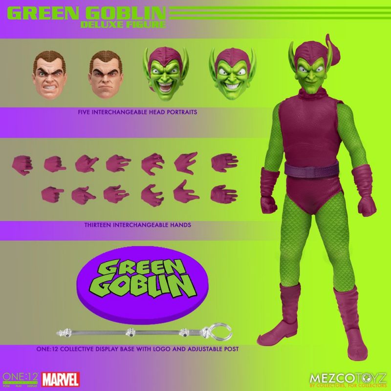 Marvel Action Figure 1/12 Green Goblin - Deluxe Edition 17 cm - immagine 2