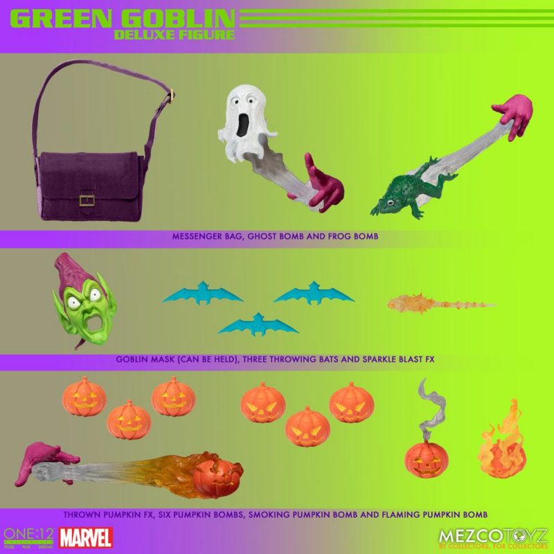 Marvel Action Figure 1/12 Green Goblin - Deluxe Edition 17 cm - immagine 6