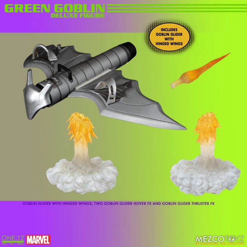 Marvel Action Figure 1/12 Green Goblin - Deluxe Edition 17 cm - immagine 7