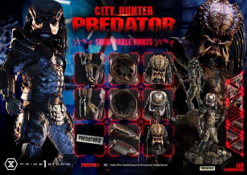Predator 2 Museum Masterline Statue 1/3 City Hunter Predator 105 cm - immagine 8