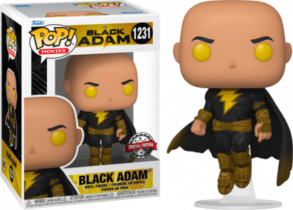 Black Adam POP! Movies Vinyl Figure Black Adam Flying Glow in the Dark Limited 9 cm