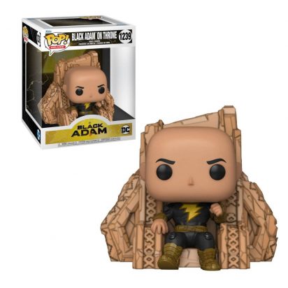 Black Adam POP! Movies Vinyl Figure Black Adam on Throne 9 cm
