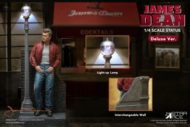 JAMES DEAN 1/4 DELUXE RESIN STATUE 52 CM - immagine 3