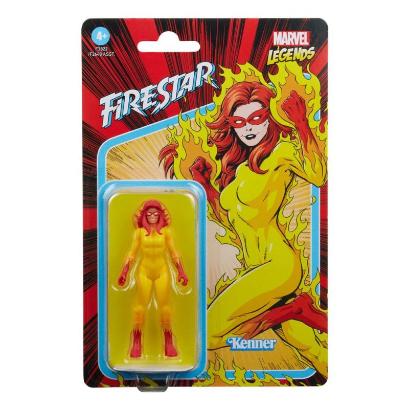 Marvel Legends Retro Collection Action Figure 2022 Marvel's Firestar 10 cm