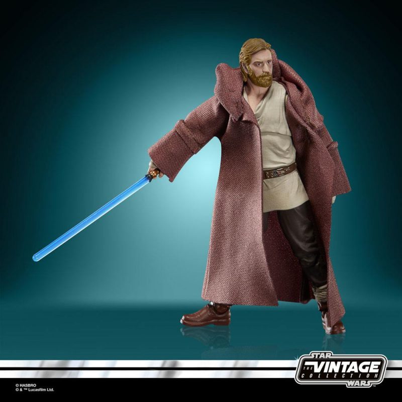 Star Wars: Obi-Wan Kenobi Vintage Collection Action Figure 2022 Obi-Wan Kenobi (Wandering Jedi) 10 cm - immagine 4