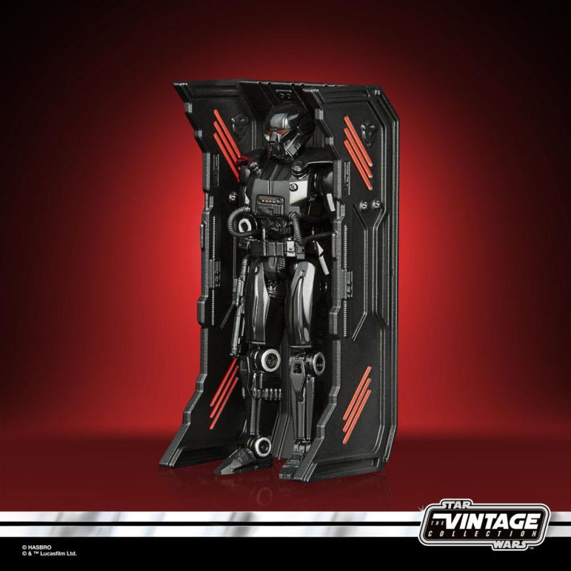 Star Wars: The Mandalorian Vintage Collection Action Figure 2022 Dark Trooper 10 cm - immagine 2