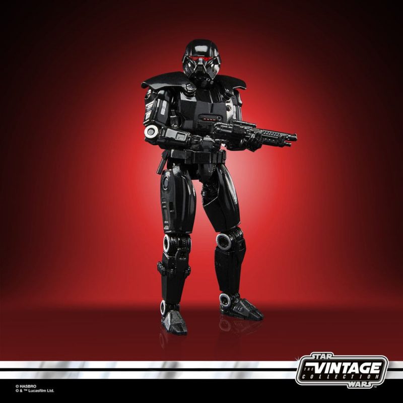 Star Wars: The Mandalorian Vintage Collection Action Figure 2022 Dark Trooper 10 cm - immagine 4