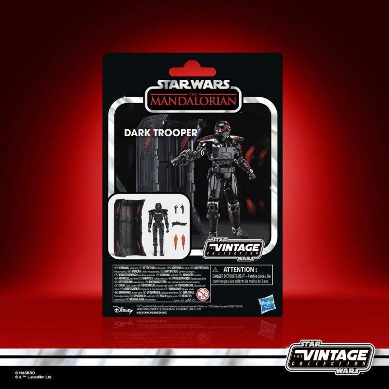 Star Wars: The Mandalorian Vintage Collection Action Figure 2022 Dark Trooper 10 cm