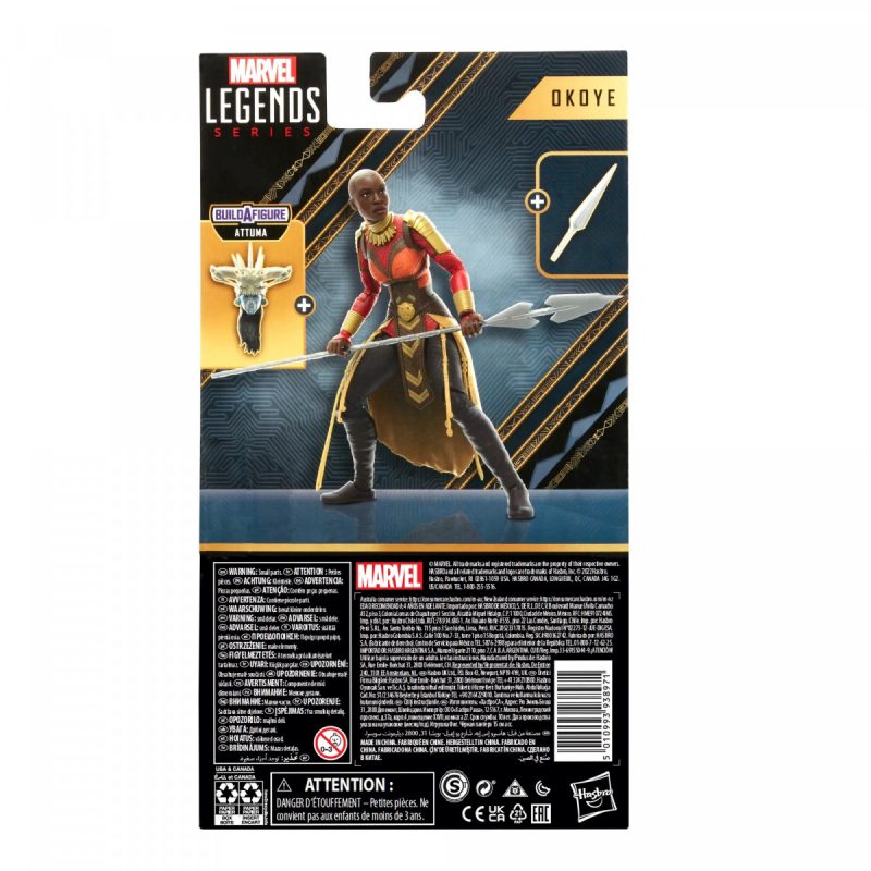 Black Panther: Wakanda Forever Marvel Legends Series Action Figure Attuma BAF: Okoye 15 cm - immagine 4