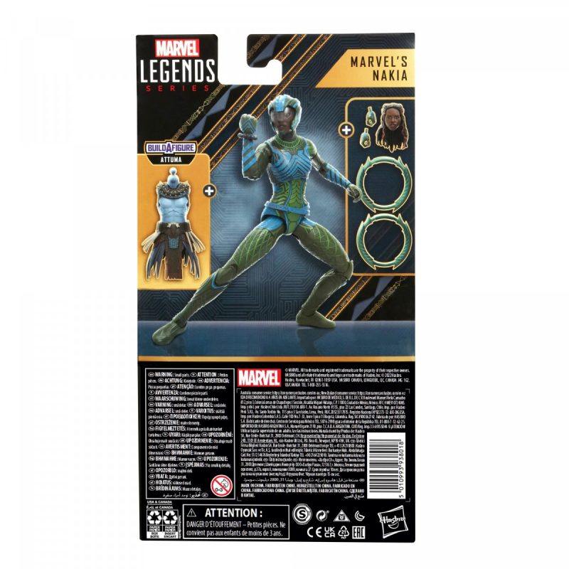 Black Panther: Wakanda Forever Marvel Legends Series Action Figure Attuma BAF: Marvel's Nakia 15 cm - immagine 4