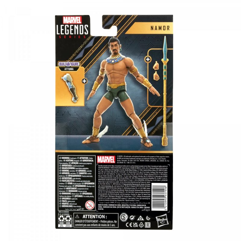 Black Panther: Wakanda Forever Marvel Legends Series Action Figure Attuma BAF: Namor 15 cm - immagine 3