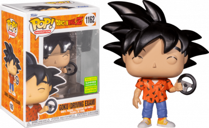 Dragon Ball Z Pop! Vinyl Figure Goku (Driving Exam) Limited 9 cm (con bollino Summer Convention 2022)