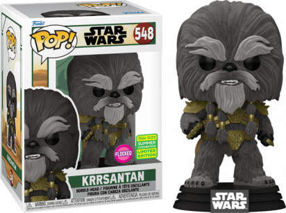 Star Wars: The Book of Boba Fett Pop! Vinyl Figure Krrsantan Flocked Limited 9 cm (con bollino Summer Convention 2022)