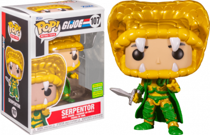 G.I. Joe Pop! Vinyl Figure Serpentor Limited 9 cm (con bollino Summer Convention 2022)