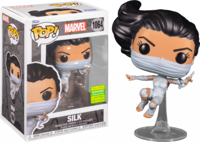 Spider-Man Pop! Marvel Vinyl Figure Silk Limited 9 cm (con bollino Summer Convention 2022)