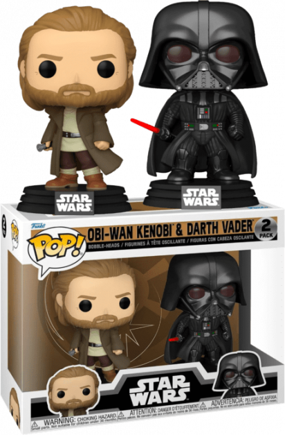 Star Wars: Obi-Wan Kenobi POP! 2-pack Vinyl Figures Obi-Wan Kenobi & Darth Vader Limited 9 cm