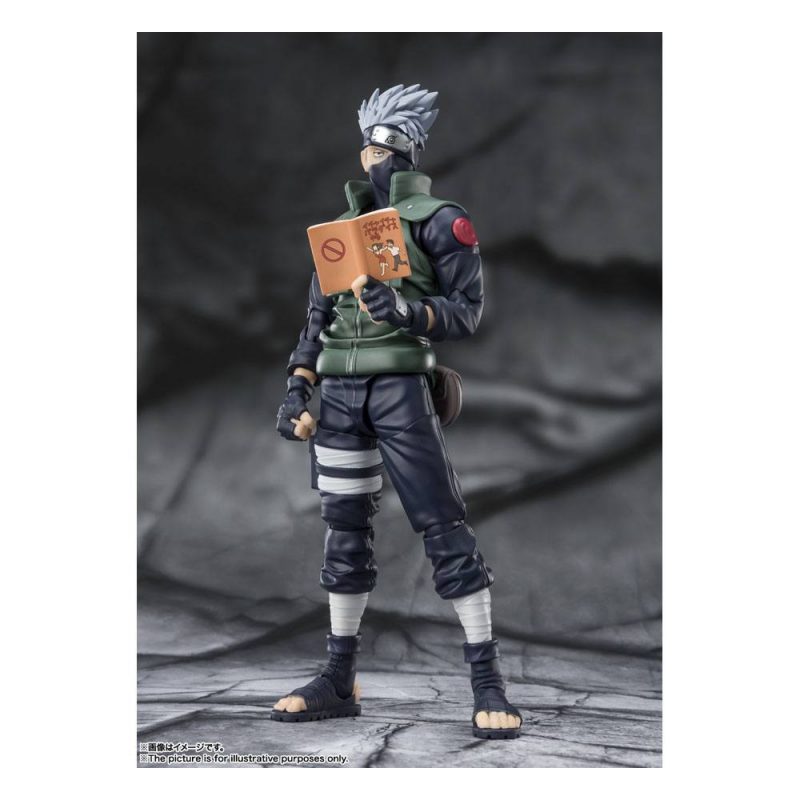 Naruto Shippuden S.H. Figuarts Action Figure Kakashi Hatake -The famed Sharingan Hero- 16 cm - immagine 2