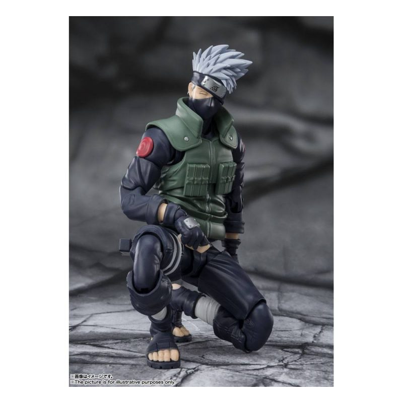 Naruto Shippuden S.H. Figuarts Action Figure Kakashi Hatake -The famed Sharingan Hero- 16 cm - immagine 3