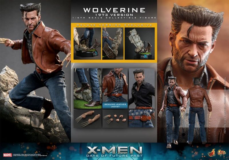 X-Men Days of Future Past Movie Masterpiece Action Figure 1/6 Wolverine (1973 Version) Deluxe Version 30 cm - immagine 7