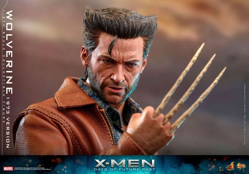 X-Men Days of Future Past Movie Masterpiece Action Figure 1/6 Wolverine (1973 Version) 30 cm - immagine 5