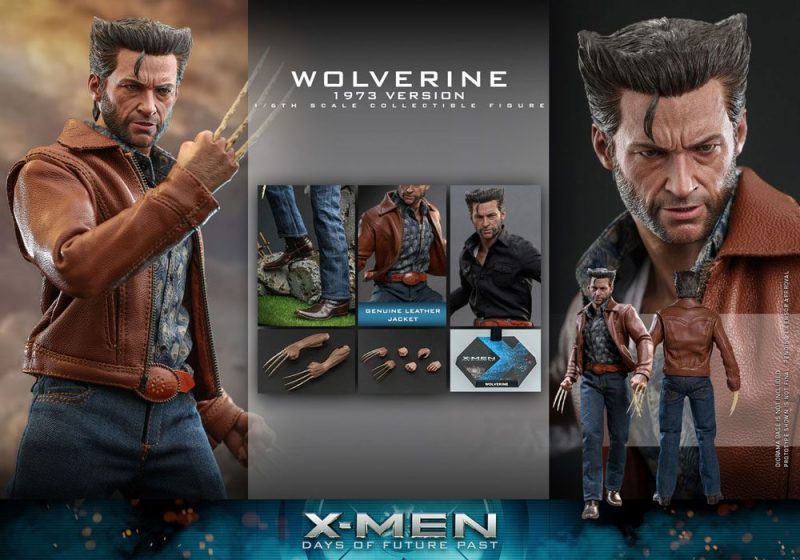 X-Men Days of Future Past Movie Masterpiece Action Figure 1/6 Wolverine (1973 Version) 30 cm - immagine 6