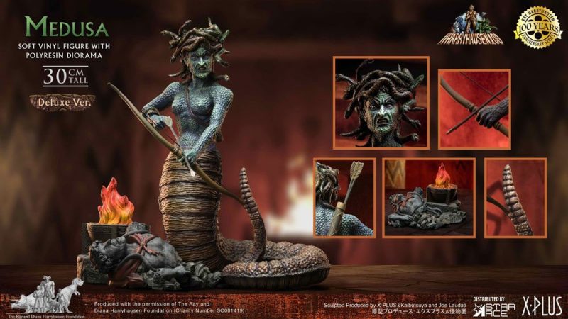 Clash of the Titans Gigantic Soft Vinyl Statue Ray Harryhausens Medusa Deluxe Ver. 30 cm - immagine 2