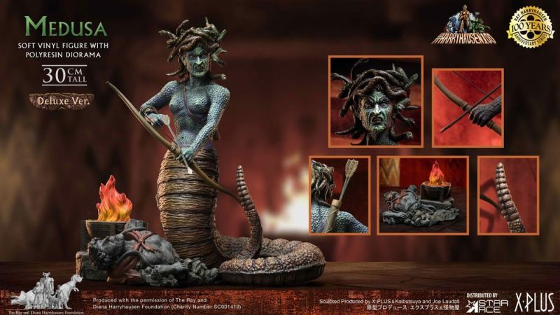 Clash of the Titans Gigantic Soft Vinyl Statue Ray Harryhausens Medusa Deluxe Ver. 30 cm