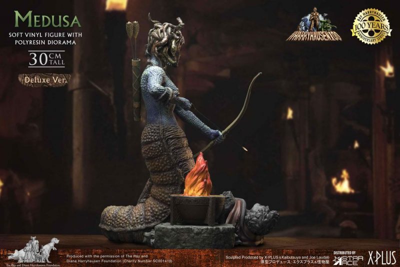 Clash of the Titans Gigantic Soft Vinyl Statue Ray Harryhausens Medusa Deluxe Ver. 30 cm - immagine 4