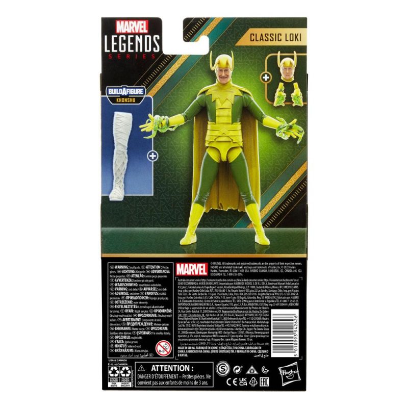 Loki Marvel Legends Action Figure Khonshu BAF: Classic Loki 15 cm - immagine 4