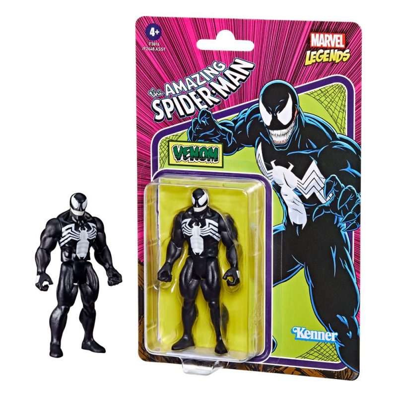 The Amazing Spider-Man Marvel Legends Retro Collection Action Figure 2022 Venom 10 cm