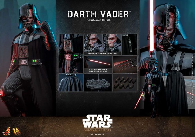 Star Wars: Obi-Wan Kenobi Action Figure 1/6 Darth Vader 35 cm - immagine 5