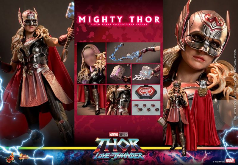 Thor: Love and Thunder Masterpiece Action Figure 1/6 Mighty Thor 29 cm - immagine 6