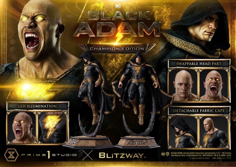Black Adam Museum Masterline Statue 1/3 Black Adam Champion Edition 96 cm - immagine 7