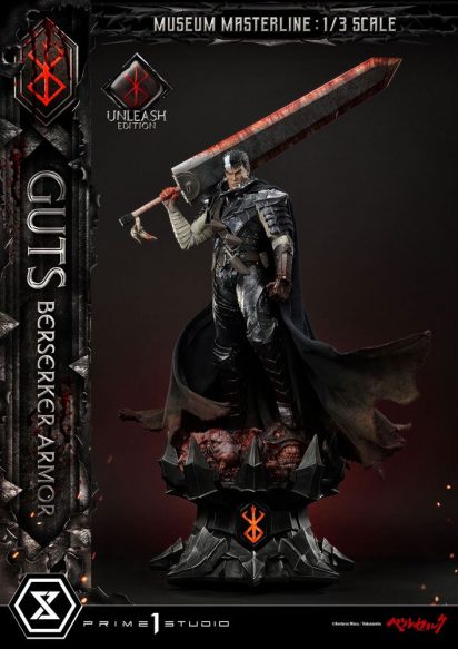 Berserk Museum Masterline Statue 1/3 Guts Berserker Armor Unleash Edition 121 cm