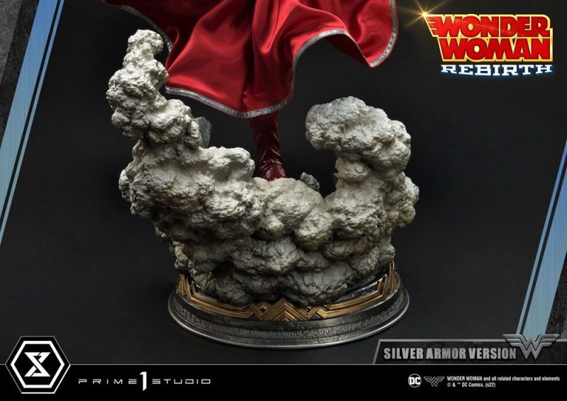 DC Comics Statue 1/3 Wonder Woman Rebirth Silver Armor Version 75 cm - immagine 5