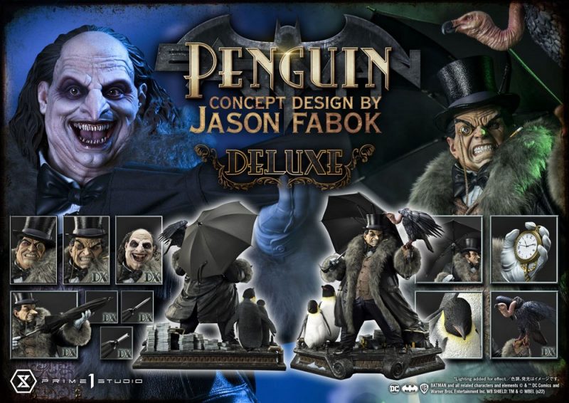 DC Comics Museum Masterline Statue 1/3 Penguin (Concept Design By Jason Fabok) Deluxe Bonus Version 63 cm - immagine 8