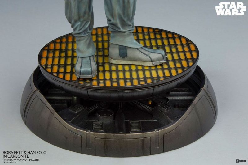 Star Wars Premium Format Statue Boba Fett and Han Solo in Carbonite 70 cm - immagine 7