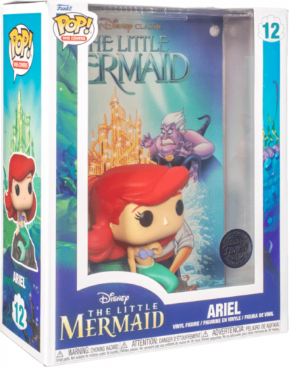 The Little Mermaid (1989) POP! Disney Vinyl Figure Ariel VHS Covers Limited
