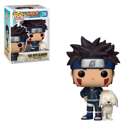 Naruto Shippuden POP! Animation Vinyl Figure Kiba with Akamaru 9 cm