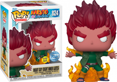 Naruto Shippuden POP! Vinyl Figure Might Guy (Eight Inner Gates) Glow in the Dark Limited 9 cm