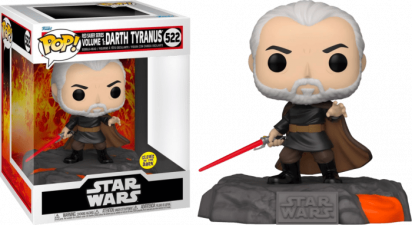 Star Wars: Red Saber Series Volume 1 POP! Vinyl Figure Darth Tyranus Glow in the Dark Deluxe Limited