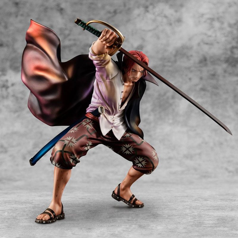 One Piece P.O.P PVC Statue Playback Memories Red-haired Shanks 21 cm - immagine 2