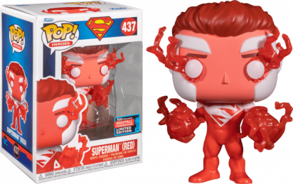 Superman POP! Vinyl Figure Superman Red Limited 9 cm (2022 Fall Convention Exclusive)