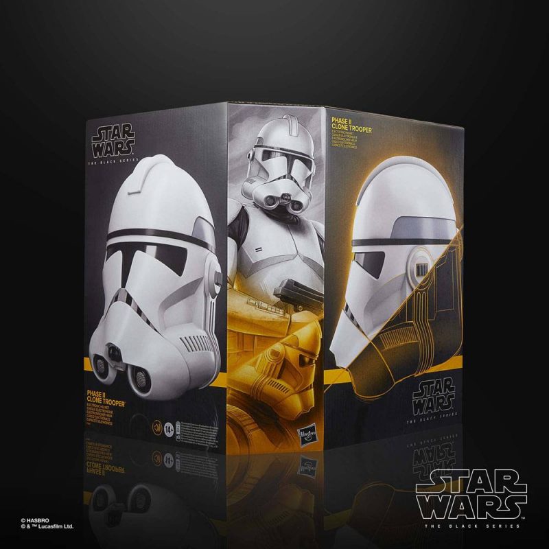 Star Wars: The Clone Wars Black Series Electronic Helmet Phase II Clone Trooper